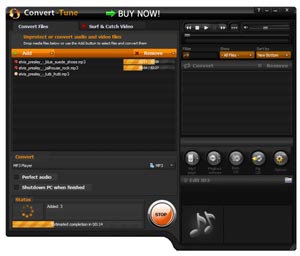 convert any audio files in batch mode on high speed