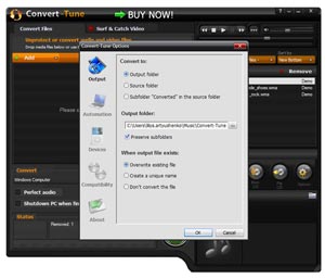 Convert-Tune: easy to install, use and configure